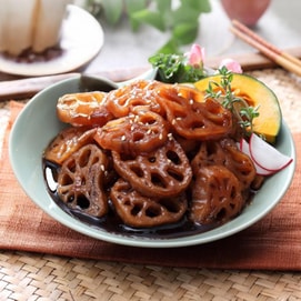 Japchae Seasoned Lotus Root, 4.23 oz 【For Rice, Noodles and Porridge】