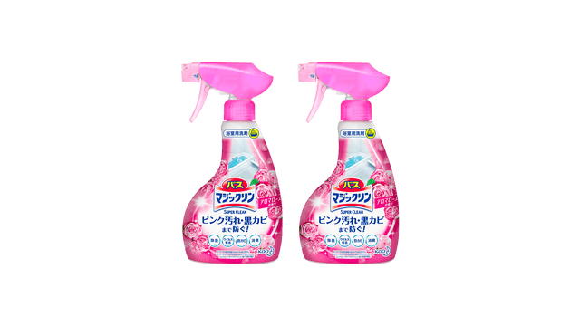 KAO Super Clean Foam Bathroom Cleaner Aroma Rose 380ml