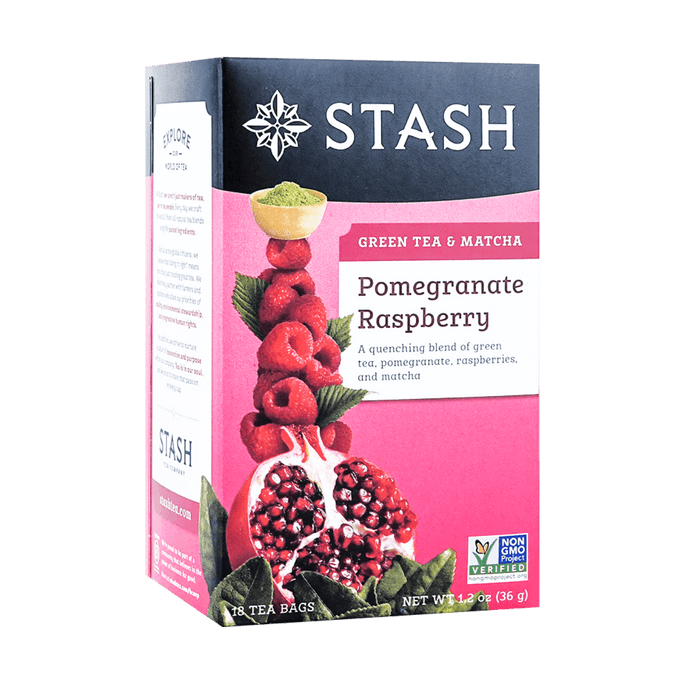 Pomegranate Raspberry Tea - 18 Sachets, 1.2oz