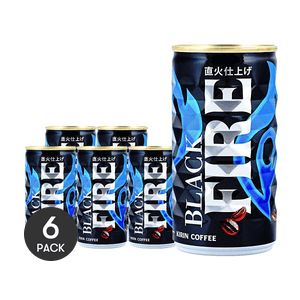 파이어 블랙 커피 6.53 oz *6【6팩】【무설탕 블랙 커피】【깊은 로스팅 향】