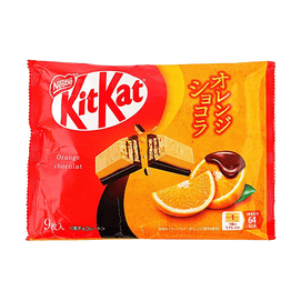 日本NESTLE雀巢 KITKAT奇巧 橘子味巧克力威化饼干 9枚入 104g