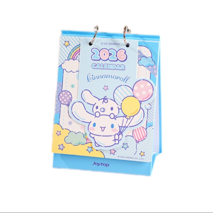 Sanrio 2026 Table Calendar Table Calendar Record Card Cartoon Calendar - Cinnamoroll 1Pc
