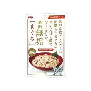 【日本直邮】 日本 爱喜雅 金罐无垢系列 猫咪湿粮包 50g 金枪鱼