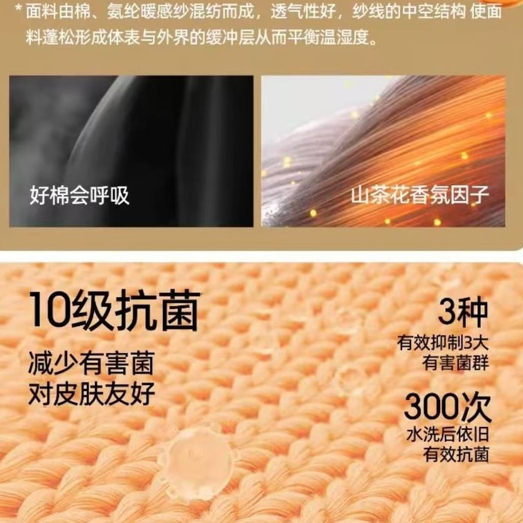 Solid Color Base Layer Thermal Set 1pc Nude Skin Color Size 2XL—Air-Lock Heat Retention Hyaluronic Acid Skin Moisturizing 7