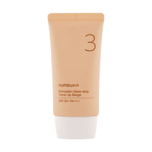 韩国NUMBUZIN No.3号陶瓷美肌素颜霜 柔焦遮瑕定妆粉底 高倍物理防晒 SPF50+/PA++++ 50ml