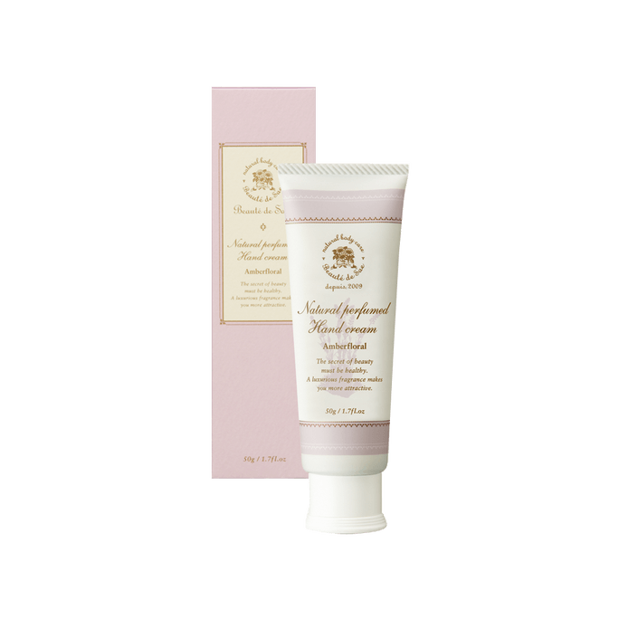 Beaute de Sae Natural Aromatherapy Hand Cream Amber Floral 50g