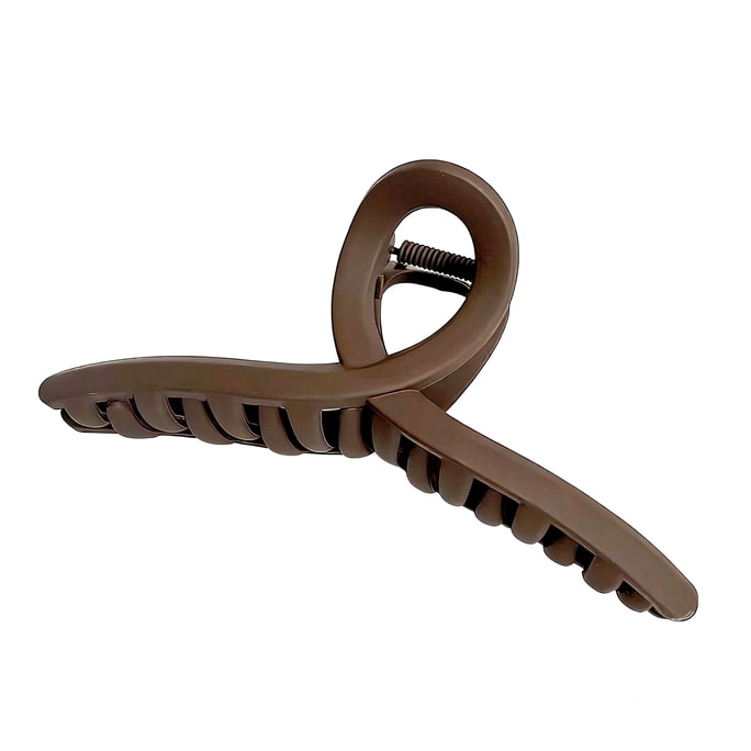 Matte brown shark clip 1 Korean-style high-end women's hairpin