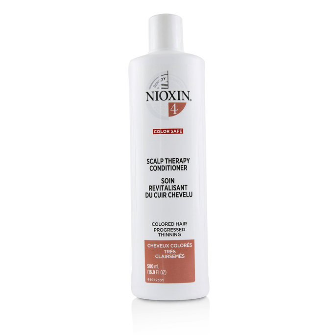 Nioxin Density System 4 Scalp Therapy Conditioner (Colored Hair Progressed Thinning Color Safe) 500ml/16.9oz