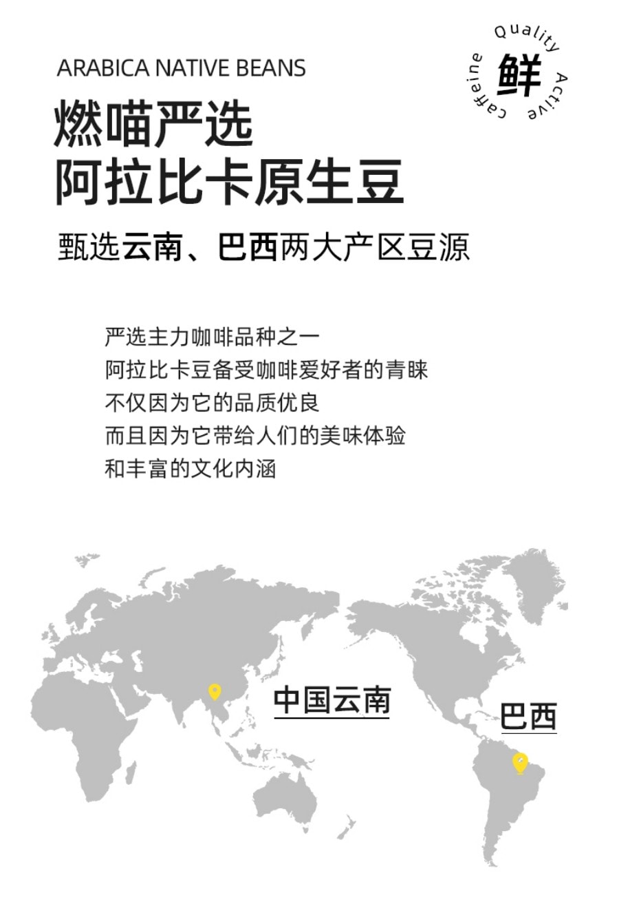 燃喵 冷萃冻干即溶纯黑咖啡 美式风味 中度烘焙 18颗装 36g【唤醒一天 还原经典】
