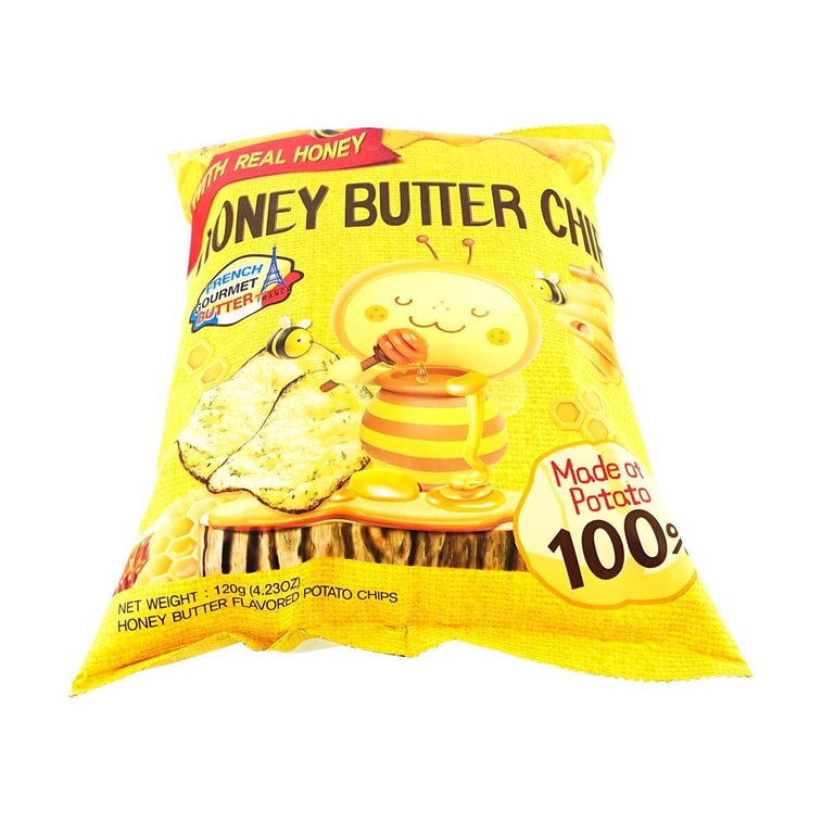 韩国HAITAI海太 蜂蜜黄油薯片 加量版 120g 【韩剧必备】 【aespa爱豆同款】 6