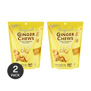 100% 천연 생강 사탕, 4 oz *2【2 팩】