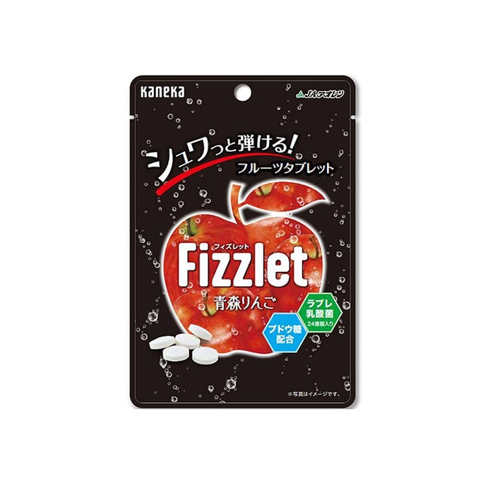 【日本直送】日本カネカ フェズレット 青森りんご乳酸菌ジュースグミ 24g