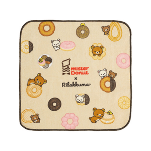 [Gear]  & Mister Donut Collaboration Corner Creatures Donut Series Towel 1 piece