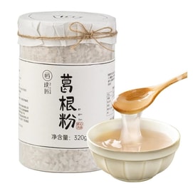 【中国直邮】 璞匠 纯葛根粉 正品深山老葛粉江西特产早餐代餐粉食品 320g/罐