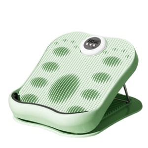 Leg Stretcher with Slanted Footplate for Calf Stretching Leg Slimming Exercise Equipment Standing Stretching Aid for Legs Green, One-Piece Set