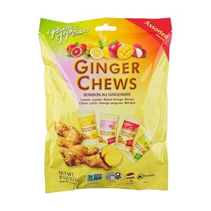 Ginger Chews Assorted Flavors 8 oz