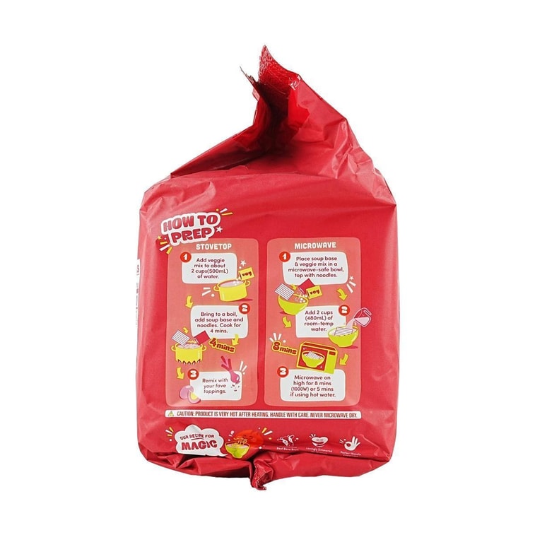 Spicy Jin Ramen - Korean Style Instant Noodles, Rich and Savory Beef Broth , 4 Pack 16.9 oz  10