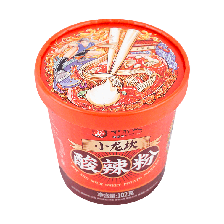 【火锅届大佬】重庆小龙坎 酸辣粉 非油炸红薯粉丝 102g【酸爽开胃 过瘾解馋】 20