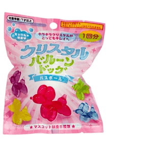 [중국 직배송] 미국 차이나타운 슈퍼마켓에서 판매하는 연노란색 풍선 강아지 만화 캐릭터 목욕볼, 아기용 블라인드 박스, 48g, 1개