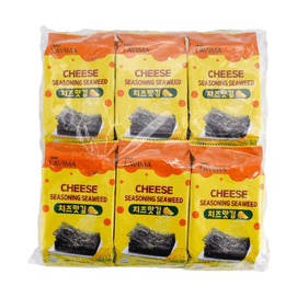 韩国Lavima芝士味烤海苔4g*12 连包【酥脆香浓】【儿童健康零食】