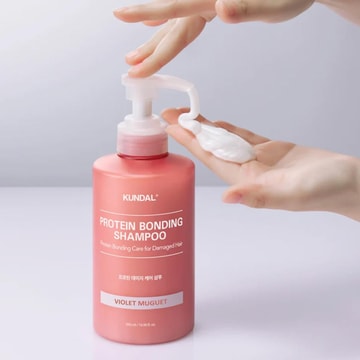 프로틴 본딩 리페어 샴푸 바이올렛 뮤게 손상 케어 순한 클렌징 500ml