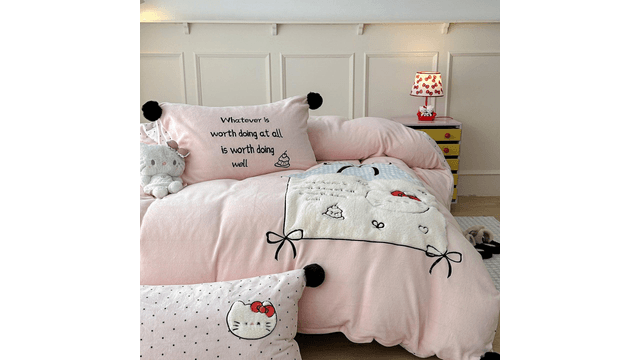中国直送] Lullabuy ぬいぐるみ動物寝具セット (3点セット) - ハロー