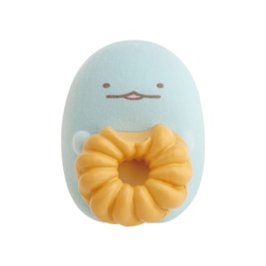 SAN-X Corner Creature Donut Flocked Ornament Lizard