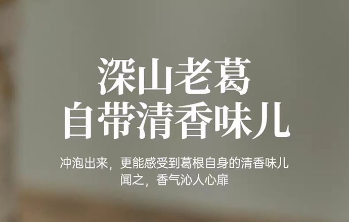 【中國直郵】 璞匠 葛根粉 深山老葛粉 健康代餐 江西特產 320g*1瓶