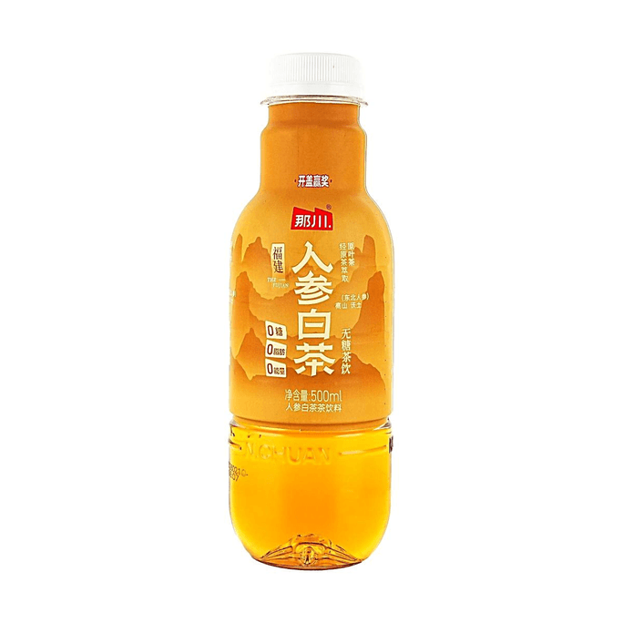 Ginseng White Tea,Sugar Free,16.9 fl oz【0 Sugar 0 Fat 0 Calories】