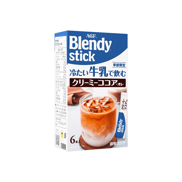 商品详情 - 日本AGF BLENDY STICK 季节限定 冰牛奶可可 6条入 - image  0