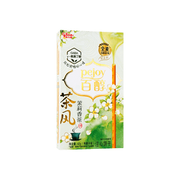 大陆版GLICO格力高 PEJOY百醇 茶风系列 茉莉香茶味 注心饼干棒 42g【江南风味】