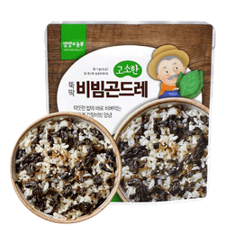 Original Bibim Gondre - Korean Thistle ,Ready to Eat Korean Bibimbap Vegetable Mix, No Cooking Needed, 2.82 oz