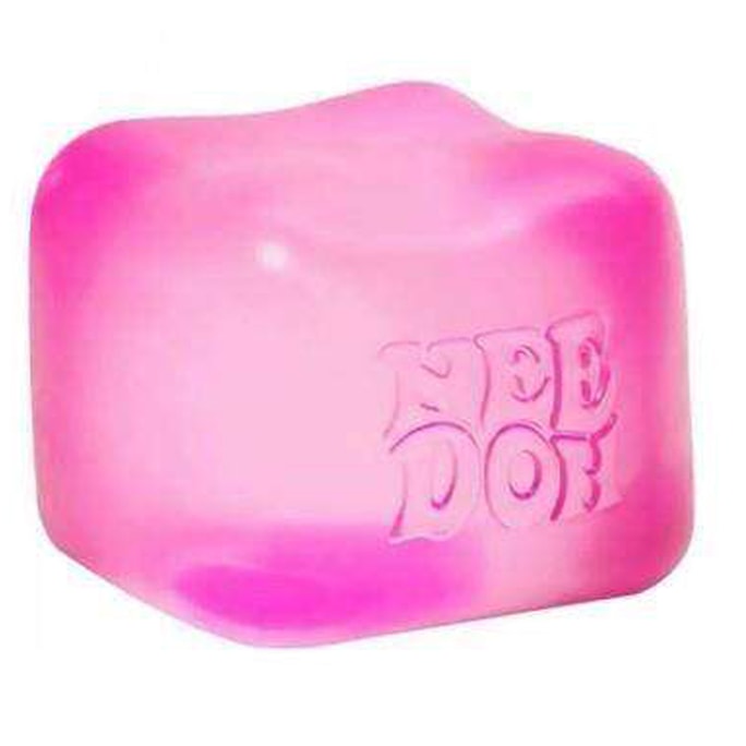 NeeDoh Pink Ice Cube Stress Relief Toy 1 Pack