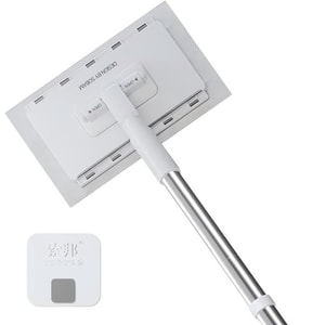 ソルボンヌ フェイスタオルモップ 74cmロングハンドル 家庭用ワンストップクリーニング ハンズフリー多機能レイジーパーソンフラットモップ