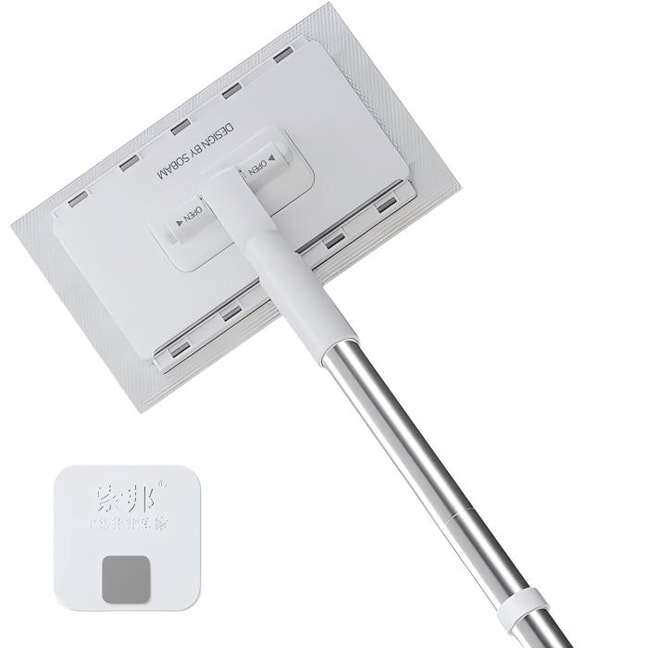 Facial Towel Mop: 74cm Hands-Free Flat Mop Lazy-Friendly Design