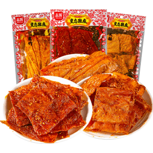 Shoe Sole Spicy Slices Abnormal Spicy Bean Skin Spicy Strips (vegetarian Style) 50g * 1 Pack