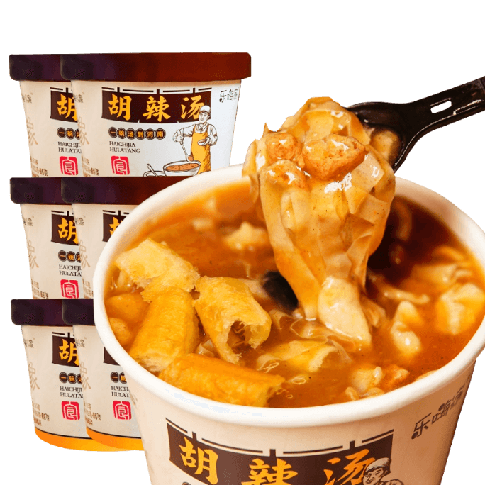 HeiShiJia Soup With Pepper Henan Authentic Hot And Sour Soup 65g/Barrel