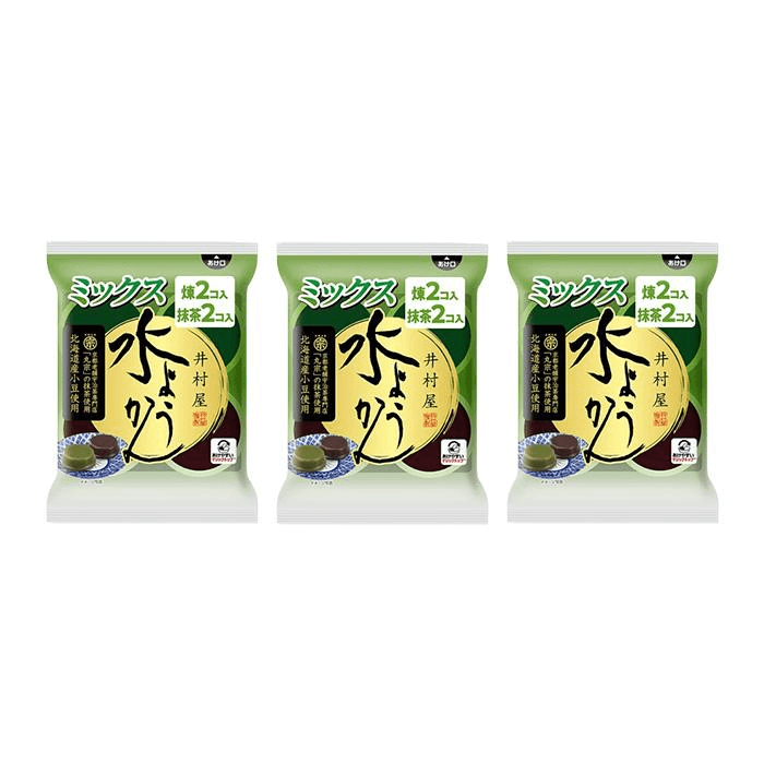 確認用　　　　　　　　井村屋　水ようかん抹茶　黒糖わらびもち　糖質オフ水ようかん 日本直送】井村屋 水ようかん・もち・わらび餅 プレーン・抹茶味