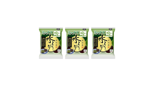 日本直送】井村屋 水ようかん・もち・わらび餅 プレーン・抹茶味