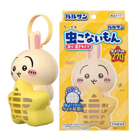 日本 LEC Chiikawa限定 吊り下げチャーム 携帯用虫除け ウサギ 1個入