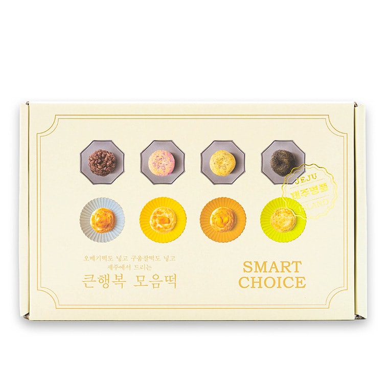 Great Happiness Jeju Sweet Pumpkin Baked Rice Cake Frozen Korean Snack