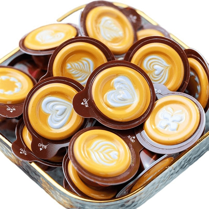 【中國直郵】 尋脆記 3D咖啡糖可嚼黑咖啡味犯困提神節日軟糖散裝150g*1袋