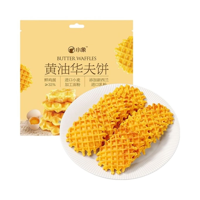 【중국 직배송】 아기 코끼리 버터 와플 240g (6봉*2개입)