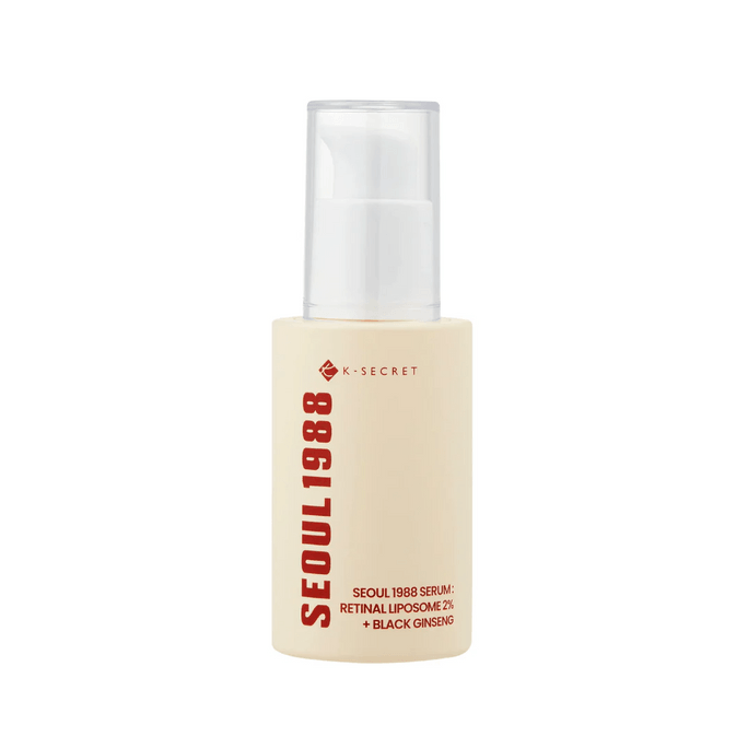  SEOUL 1988 Serum : Retinal Liposome 2% + Black Ginseng 1.01 fl.oz. - Pore Care  Slow Aging  For Sensitive Skin