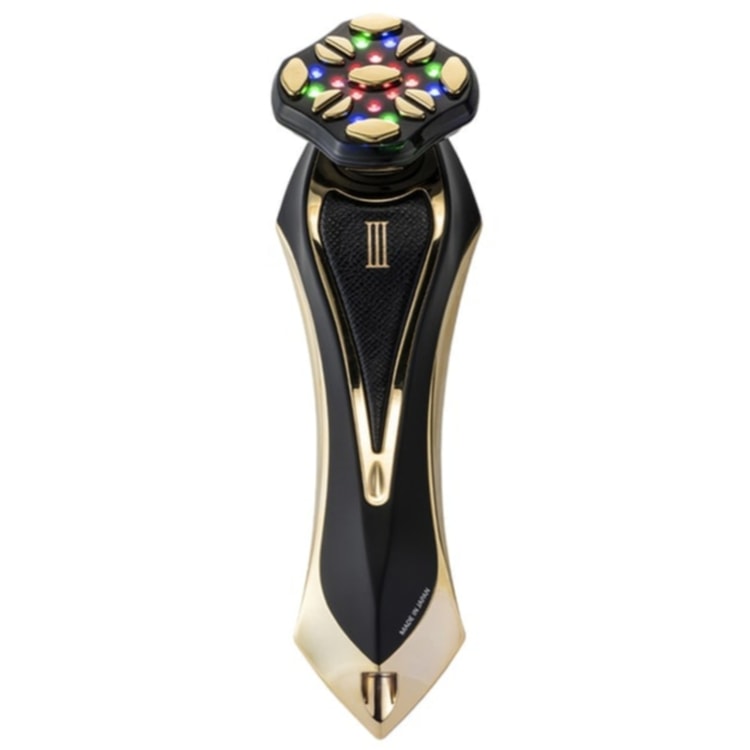 The ZeusⅢ Facial Tech Tool Sparkling Black Gold - Yami.com