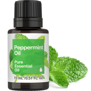  Horbaach Peppermint Essential Oil | .51 fl oz (15mL) | for Massage, Bath, Diffuser, Aroma Spray & More