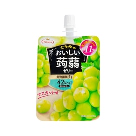 TARAMI Fruit-Flavored Konjac Jelly 42 Calories White Grape Flavor 150g