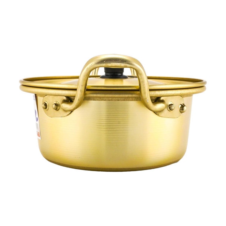 韓式泡麵碗泡麵鍋 雙耳煮鍋黃鋁鍋 16cm 韓國製造 10