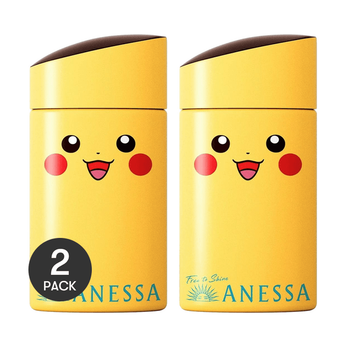 Anessa Perfect UV Sunscreen Skin Care Milk, SPF50+ PA++++, 2.03 fl. oz.*2【Value Pack】