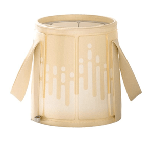 Folding Foot Bubble Bag Folding Foot Bucket Folding Smoke Cloud Milk Yellow Cover Storage Bag 33*38cm*1 Piece